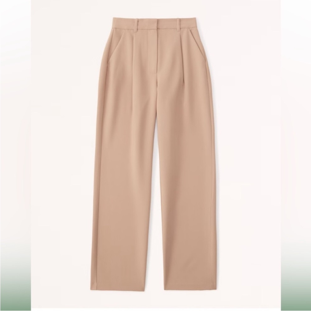 Abercrombie & Fitch Curve Love Tailored Wide Leg Pant